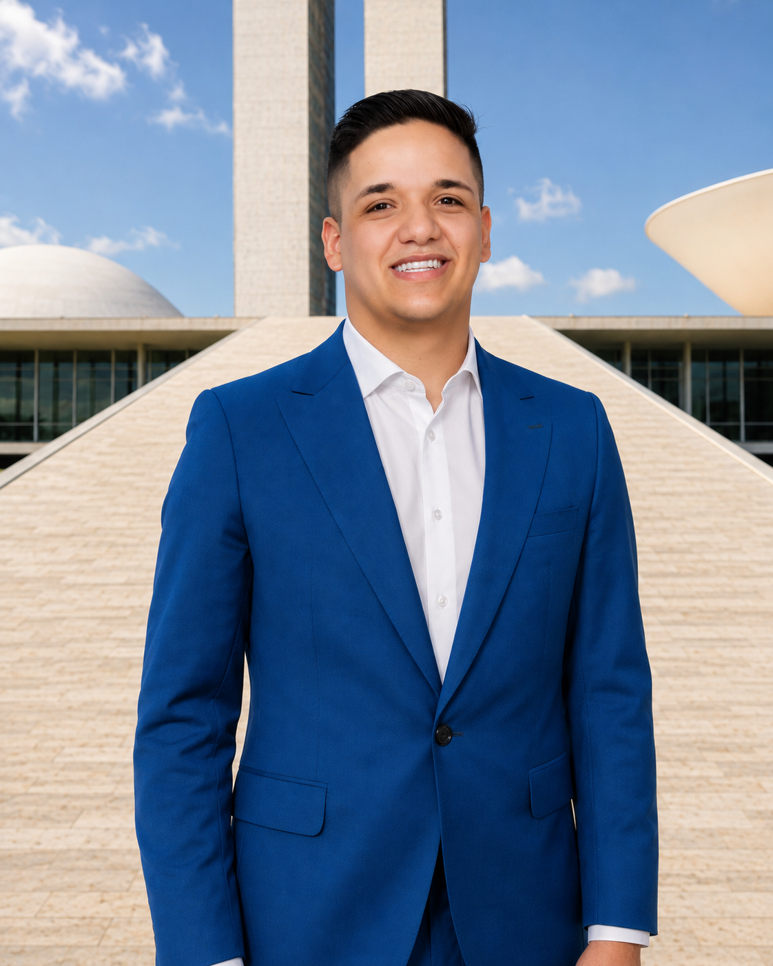 Luan Bassi em compromisso institucional